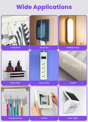 Upgraded Double Sided Tape Heavy Duty,Extra Large Nano Double Sided Adhesive Mounting Tape,Clear & Tough Sticky Poster Wall Tape ,1.18 x 120 In,Multipurpose Tape Picture Hanging Strips for Home