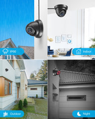 ZOSI 16CH 3K Lite CCTV Camera System Outdoor & AI Human Vehicle Detection