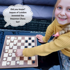 Jaques of London Chess Set & Backgammon Set | Folding Chess Board with Chess Pieces | Backgammon Pieces | Chess Set for Adults Luxury | Since 1795…