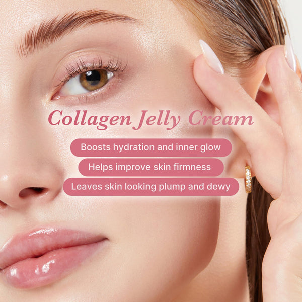 medicube Collagen Jelly Cream- Niacinamide & Freeze-Dried Hydrolyzed Collagen-Boosts skin barrier hydration & gives 24h Glow & Firmer looking skin | No artificial color, Korean skincare 110ml