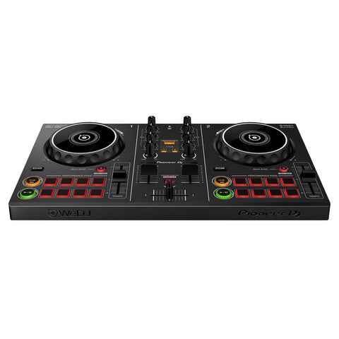 Pioneer DDJ-200 - Bluetooth entry-level controller for DJ usable with smartphone, Black