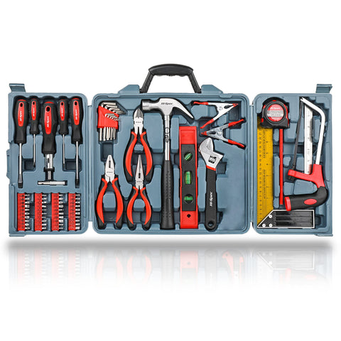 Hi-Spec 71pc Home & Office DIY Tool Kit Set. Complete Household Tool Box with Essential Hand Tools Included for Basic General Repairs & Maintenance