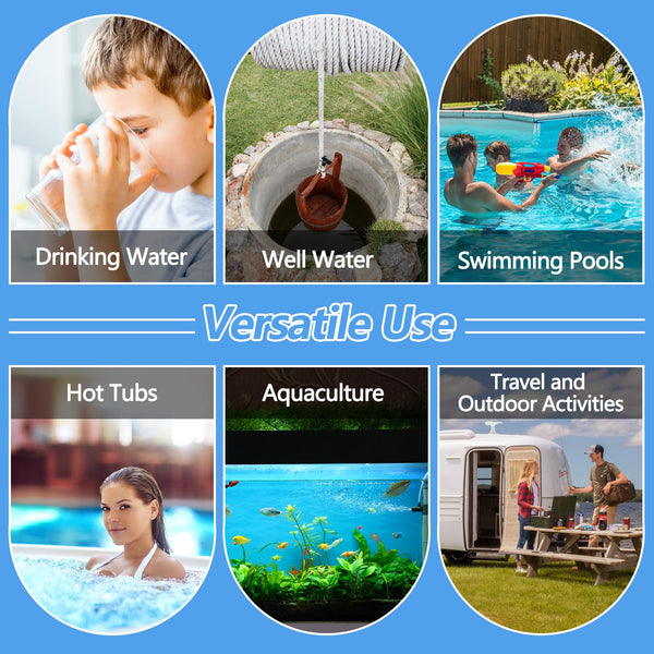 Coliform Bacteria Water Test Kit: 12-Pack Water Bacteria Test Kit Easy At-Home Well Water, Tap, Pool, Spring, Pond, Lake Drinking Water Quality Test