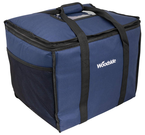 Woodside Extra Large 50L Insulated Cooler Bag For Hot/Cold Food & Drink, Home Delivered Foods, Takeaway Delivery Driver Catering Cool Box