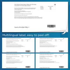 Nordic Naturals, Ultimate Omega-3, 1280mg, with EPA and DHA, High Dose, Lemon Flavour, 180 Softgels, Lab-Tested, Soy Free, Gluten Free, Non GMO