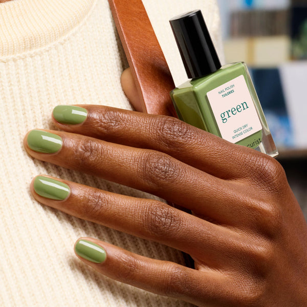 Manucurist Green Tuileries Olive Green Natural Nail Polish