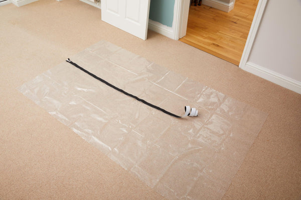 ProDec Zipped Doorway Dust Protector Heavy Duty Transparent Polythene Sheet For Preventing Dust Transfer Between Rooms During Renovations, Building Work and Construction