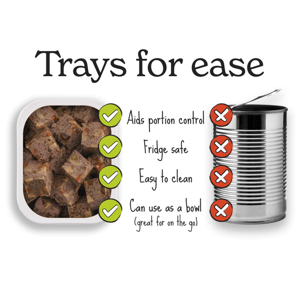 Forthglade Wet Puppy Food Variety Pack (18 x 395g Trays) - Grain Free & Hypoallergenic Dog Food, Lamb with Liver & Vegetables, Complete Meals for Puppies 2-12 Months