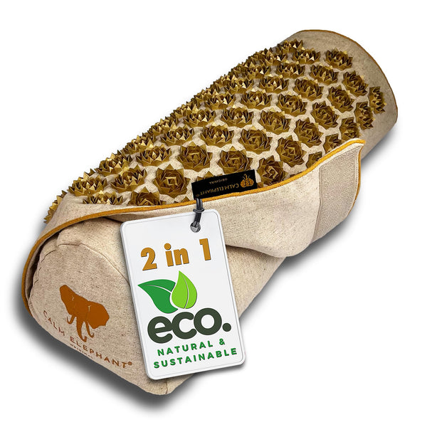 CALM ELEPHANT Acupressure Pillow 2-in-1 with Heating Function, beige