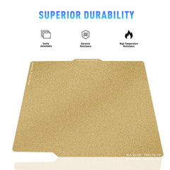 257 * 257mm A1 PEI Build Plate Double Sided Smooth Textured Heated Bed,Flexible Removable Spring Bed Plate for Bambu Lab A1/X1/X1C/X1E/P1P/P1S 3D Printer