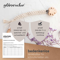 goldmariechen - Makramee Garn 3er Set 3mm (Naturell 200m, Himmelblau 100m, Altrosa 100m) 100% Baumwollgarn für DIY Wandteppich, Pflanzenhänger, Pflanzenampel, Wandbehänge, Traumfänger, Tischläufer