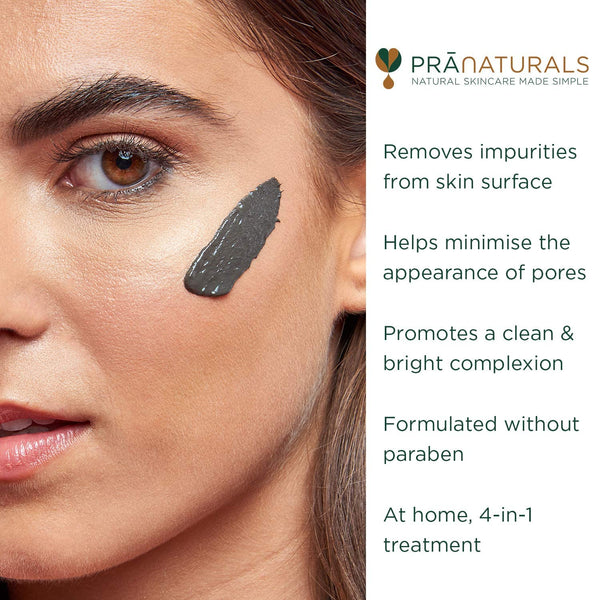 PraNaturals Dead Sea Mud Mask 550g Organic, Natural & Vegan, Cruelty-Free Cosmetic - Mineral-Rich, Hydrates, Detoxifies & Deeply Cleanses Skin Anti-Ageing, Suitable for All Skin Types