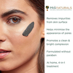 PraNaturals Dead Sea Mud Mask 550g Organic, Natural & Vegan, Cruelty-Free Cosmetic - Mineral-Rich, Hydrates, Detoxifies & Deeply Cleanses Skin Anti-Ageing, Suitable for All Skin Types