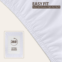 Premium Mattress Pad (Queen) - Micro Plush Ultra Soft and Overfilled Mattress Topper by Utopia Bedding