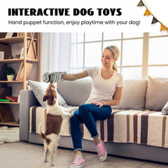 Nocciola 9 in 1 Halloween Zombie Mummy Dog Toys, Funny Plush Stuffed Squeaky Dog Chew Toys for Puppy, Small and Medium Size, Plush Stuffed Puzzle Toys for Dog Training Hide and Seek Dog Gifts