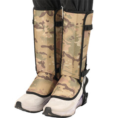 WSNDM 2PCS Anti Snake Bite Foot Cover, Camouflage Colors 500D Water Proofing Gaiters, Fabric Boot Gaiters For Hiking, Trekking, Climbing, Hunting And Skiing, For Lower Legs, Snake Proof Gaiters