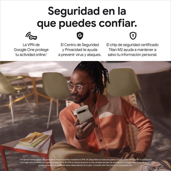 Google Pixel 8 Pro – Unlocked Android Smartphone with telephoto lens, 24-hour battery and Super Actua display – Porcelain, 128GB (Renewed)