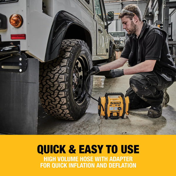 DEWALT 18V XR Inflator Deflator with Digital Gauge, DCC018N-XJ