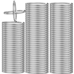 200PCS Key Rings, Split Bulk Keyrings for Keychain and Crafts (25mm)