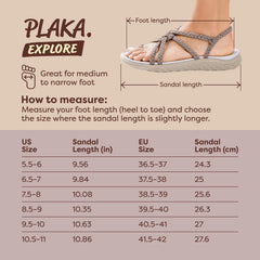 Plaka Explore Walking and Hiking Sandals for Women | Comfortable Summer Sandal with Arch Support | Waterproof Comfy Sandals for Travel, Beach or Poolside, Brazilian Sand, 7.5-8