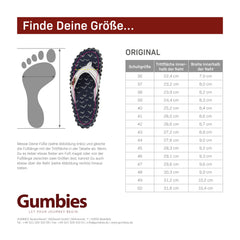 Gumbies Islander Flip-Flops | Unisex Classic Canvas Flip-Flops with Recycled Rubber Outsole & Cotton Footbed | Contoured, Lightweight & Everyday Comfortable | Denim Hibiscus | EU 39