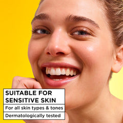 Garnier Vitamin C* Fresh & Bright Hydrating Sorbet Cream, 4% Vitamin C* & Niacinamide, Ultra Fresh & Light, For Dull, Uneven Skin, Cruelty Free International & Vegan - 85ml