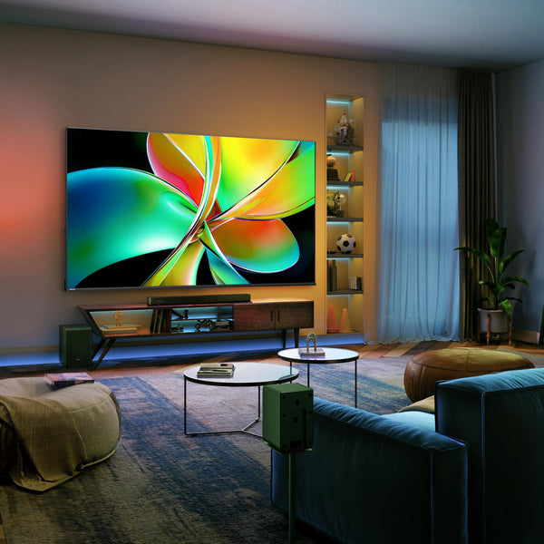 Hisense 43" 43E78QTUK PRO 144Hz QLED Smart AI TV - Hi-View AI Engine, 144Hz Game Mode PRO, Dolby Atmos, Quantum Dot Colour with Freely, Disney +, YouTube, Netflix