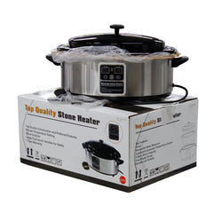 Master Massage Digital Professional Massage Hot Stone Warmer Heater Heating Device (6 Quart)