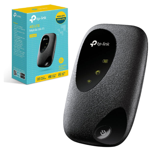 TP-Link 4G Cat4 LTE Travel Mobile Mi-Fi Hotspot, Connection with Up to 10 Devices, Compatible with Most of the Network, Rechargeable/Up to 8 hours life Battery, Easy Management with tpMiFi App(M7200)