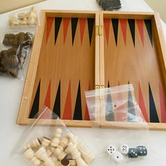 Jaques of London Chess Set & Backgammon Set | Folding Chess Board with Chess Pieces | Backgammon Pieces | Chess Set for Adults Luxury | Since 1795…