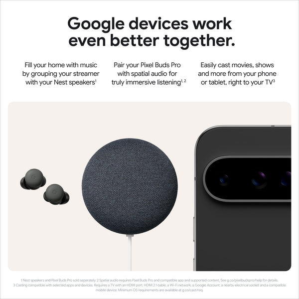 Google TV Streamer (4K) - Fast Streaming Entertainment With Voice Search Remote - Watch Movies, Shows, Live TV and Netflix in 4K HDR - Smart Home Control - 32 GB Storage - Porcelain