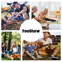 YouShow Sneaker Socken Herren Damen 10 Paar Schwarz Weiß Kurzsocken 39-42