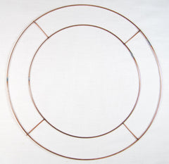 Pack of 4-16"/40cm Flat Metal Florist Wreath Frames/Rings
