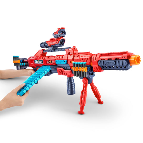 XSHOT Excel Regenerator, Red Foam Dart Blaster Over 1000 Unique Combinations (48 Darts), Red Toy Blaster