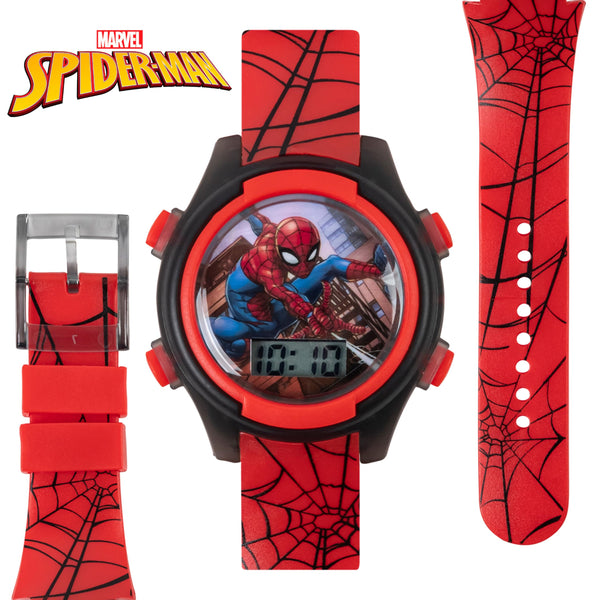 Accutime Unisex-Kids Digital Quartz Watch with Plastic Strap SPD3515A