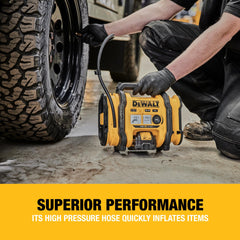 DEWALT 18V XR Inflator Deflator with Digital Gauge, DCC018N-XJ