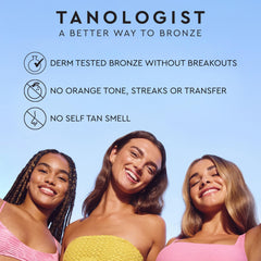 Tanologist Insta Glow Illuminating Instant Body Bronzer, Dermatologist Tested, Buildable Bronze Glow, Light Reflecting Particles, Transfer Proof & Water Resistant, Flawless Finish, 170ml