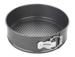 Chef Aid Non-Stick Spring Form Cake Tin, Round Cake pan with Loose Base for Easy Release, Fridge and Freezer Safe,Grey, 22.6 x 6.8 cm
