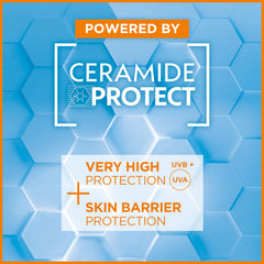 Garnier Ambre Solaire Sun Cream SPF 50+ Sensitive Advanced Serum for Face and Body, Suncreen Factor 50+, UVA & UVB Protect, Suitable for Sensitive Skin, with Ceramide, Water Resistant, 125ml