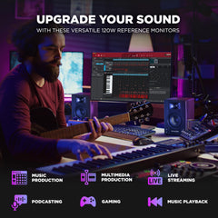 M-AUDIO BX3 Pair 3.5-inch Studio Monitors, HD PC Speakers for Recording and Multimedia with Music Production Software
