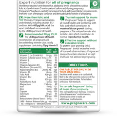 Pregnacare Original Formula Tablets During Pregnancy Support Vitamins and Supplements, 90 Tablets (Pack of 1)