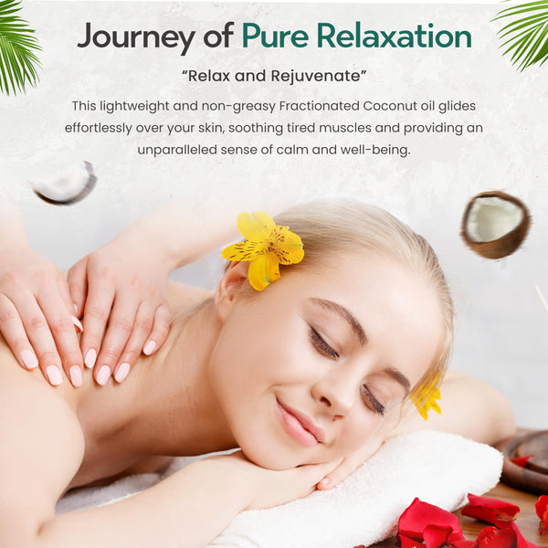 Freshskin Beauty LTD | Fractionated Coconut 1 Litre - Pure, Natural, Cruelty Free, Vegan - Moisturising & Hydrating - Ideal for Aromatherapy, Massage and DIY Beauty Recipes (1000ml)