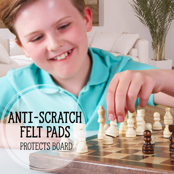 Jaques of London Chess Set & Backgammon Set | Folding Chess Board with Chess Pieces | Backgammon Pieces | Chess Set for Adults Luxury | Since 1795…