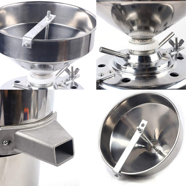 Maryaz 1100W Upgraded Commercial Peanut Butter Maker Machine, Electric Sesame Maker, Electric Nut Butter Mill Grinding Grinder Machine Sesame Paste Peanut Butter Milling Making 2850r/min