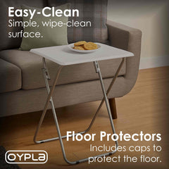Oypla Lightweight Portable Folding Snack Laptop TV Tray Table Desk
