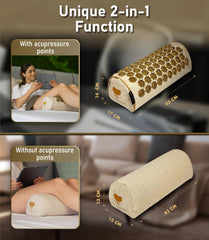 CALM ELEPHANT Acupressure Pillow 2-in-1 with Heating Function, beige