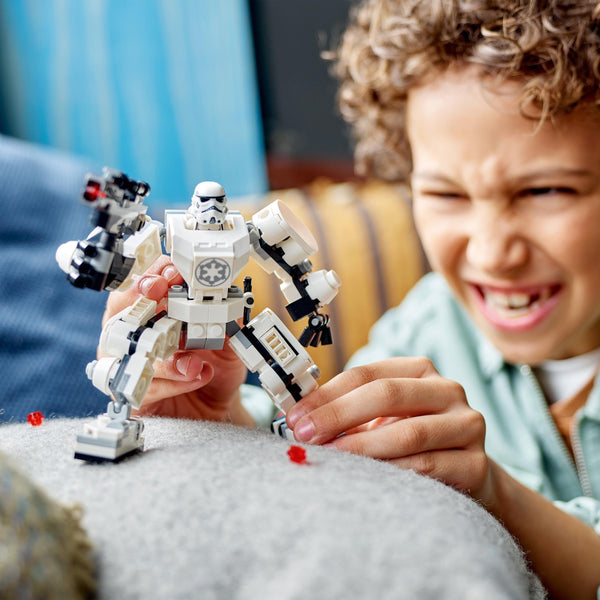 LEGO Star Wars Stormtrooper Mech Set, Buildable Action Figure Model with Jointed Parts, Minifigure Cockpit and Large Stud-Shooter, Collectible Toy for Kids Aged 6 and Up 75370