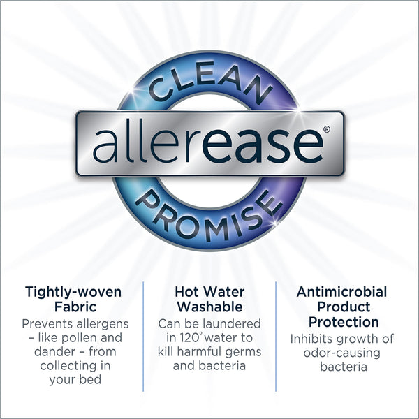 Aller-Ease Maximum Allergy Mattress Protector, Queen