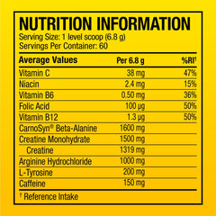 C4 Original Beta Alanine Sports Nutrition Bulk Pre Workout Powder for Men & Women | Best Pre-Workout Energy Drink Supplements | Creatine Monohydrate | Fruit Punch | 60 Servings
