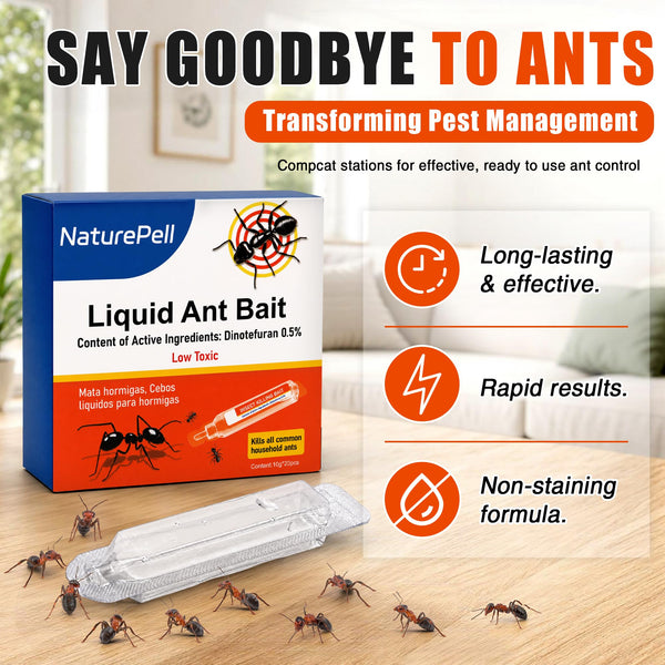 Liquid Ant Bait 20 Pack, Ant Killer Bait Stations for Indoor & Outdoor